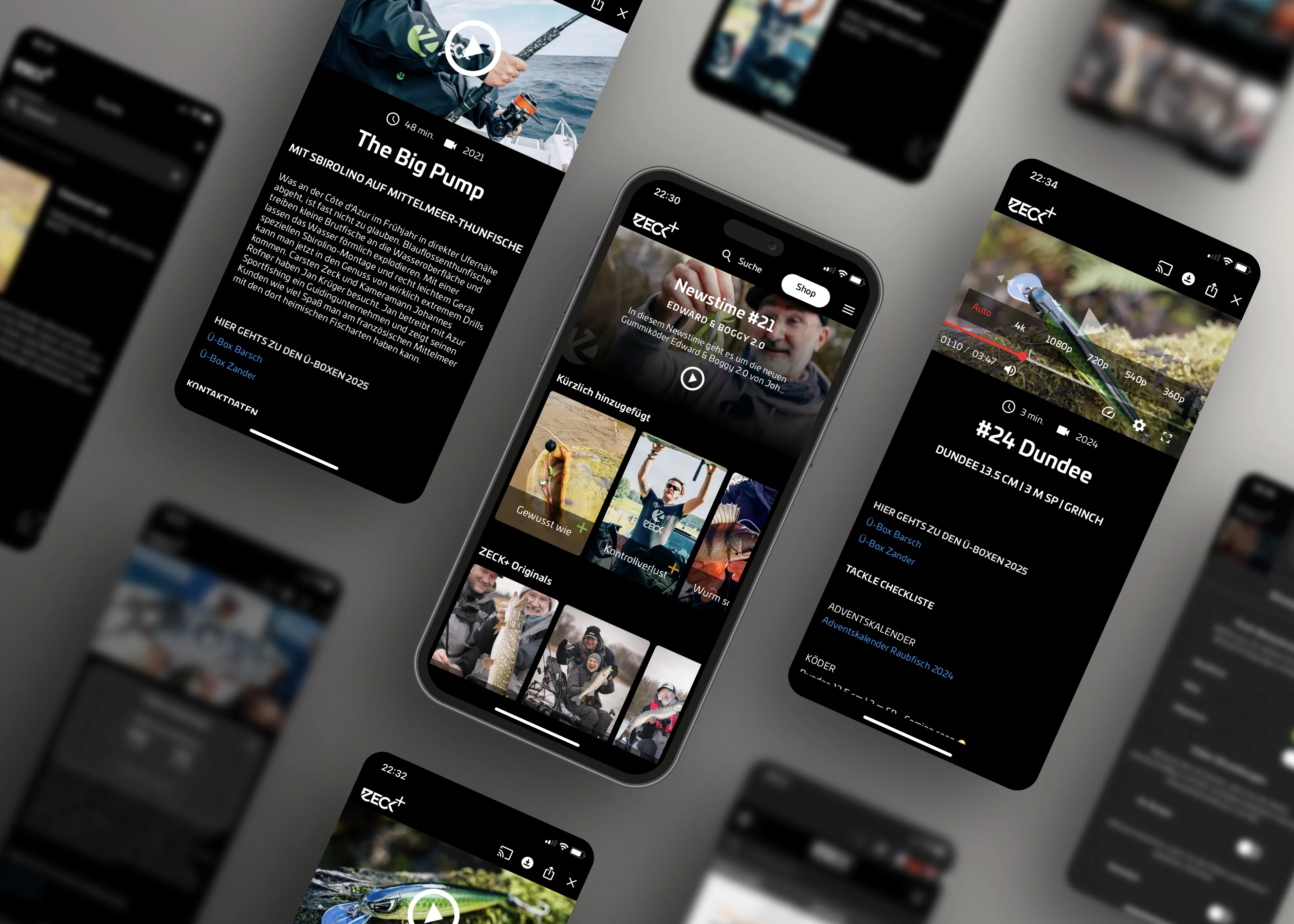 Video Streaming Portal for Fishing Equipment Manufacturer