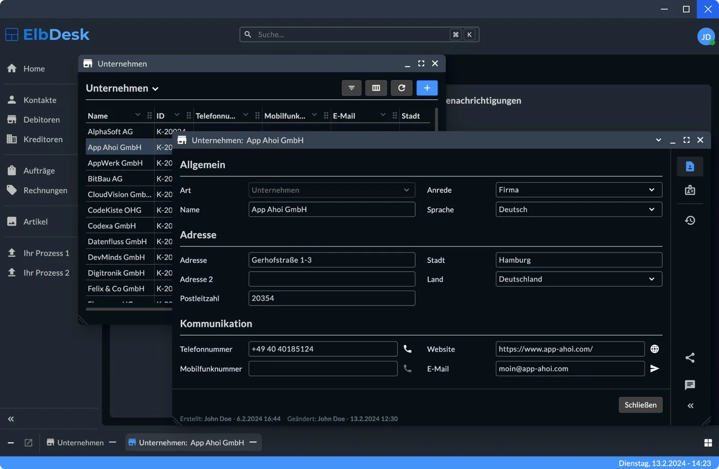 ElbDesk Framework